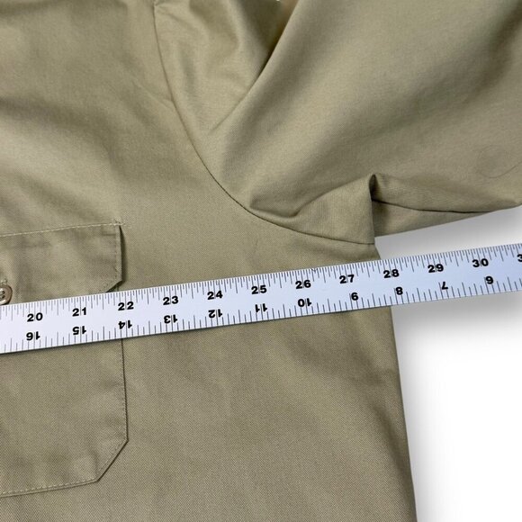 Dickies American Workwear Shirt Mens Sz 3XL Khaki Long Sleeve Button-Up - Picture 6 of 11